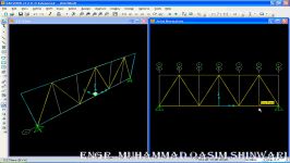 طراحی خرپای دو بعدی در SAP 2000