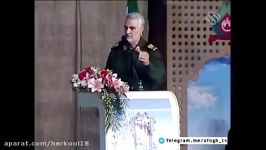 دلیل چفیه انداختن آیت الله خامنه ای سردار سلیمانی