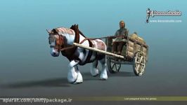 Horse – Cart Horse + Farmer