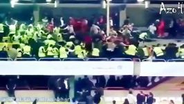 ضرب شتم وحشیانه آذربایجانیها در ورزشگاه آزادی تهران