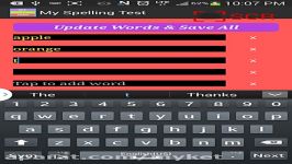 My Spelling Test  Android App for your Weekly Spelling