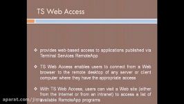 TS Web Access Tutorial Windows Server 2008 and Windows