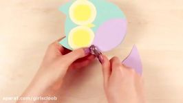 Diy cute birthday cards درست کردن کارت تبریک تولد