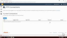 آموزش Cpanel  قسمت نهم اتصال های حساب های FTP