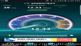 مقایسه تست سرعت اینترنت 4G ایرانسل ADSL پیشگامان