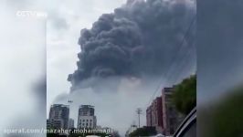 آتش سوزی مهیب کارخانه مواد شیمیایی در چین