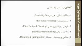 آموزش MineSched  مبانی زمان بندی تولید ایجاد پروژه