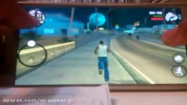 تست بازی gta sanandreas بر روی galaxy s6