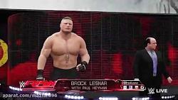 تم ورود براک لزنر در بازی WWE2K16