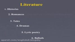 History of english literature