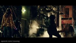 نمایش مبارزه کیسی جونز در فیلم TMNT2  زومجی