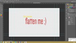 آموزش مقدماتی Photoshop CS6 جلسه 53 Flatten Images