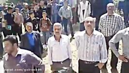 تجمع اعتراضی بختیاری ها به تخریب تندیس سردار اسعد