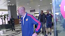 Warm welcome to Valencia CF from the fans