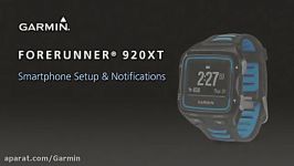 همگام سازی ساعت گارمین Forerunner 920XT تلفن هوشمند