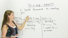 02 How to use to before an ing verb