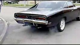 DODGE charger RT burn out