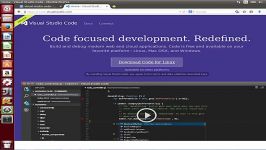 Microsoft Visual Studio Code در Ubuntu Linux