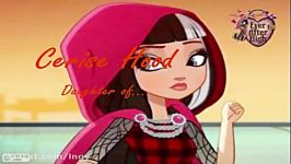 مادر پدر های شخصیت ها اور افتر های ever after high