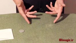 آموزش غیب ظاهر کردن سکه زیر دستمال کاغذی