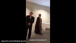 فیلم منتشر شده آوازخوانی یک روحانی در حضور قالیباف