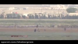 لحظه برخورد موشک ATGM یک داعشی