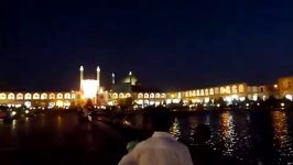 Beautiful night video of the Naghsh Jahan Square in Isfahan Iran