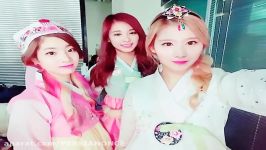 sana tzuyu dahyun تبریک سال نو کره ای 2