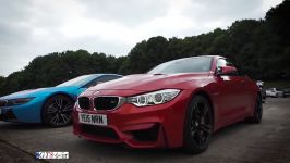 مقایسه تست سرعت BMW i8 BMW M4 کیفیت HD