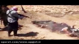 فیلم فجیع ترین قتل عام زندانیان داعش + 18
