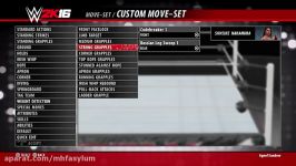 آموزش حرکات شینسوکه ناکامورا در WWE2K16 درخواستی pc