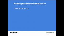 Protecting the ROOT and Intermediate CAs