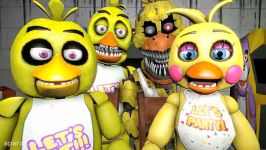 Animatronics Reaction to Halloween CHICA  FNAF SFM