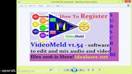 اموزش رجیستر کردن videomeld