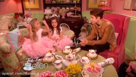 Sophia grace and rosie do tea with justin bieber