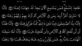 القرآن الکریم  72  سورة الجن  سعد الغامدی