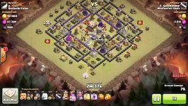 Clash of Clans  Town Hall 11 3 star with Queen Walk an