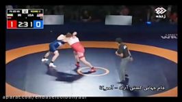 پیروزی پرویز هادی بر قهرمان المپیک پیروزی بر آمریکا