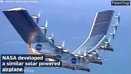 پتنت جدید بوئینگ برای ساخت هواپیمایی خورشیدی