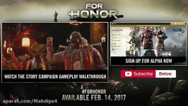 تریلر بخش داستانى For Honor