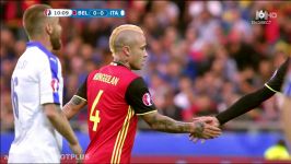 خلاصه ایتالیا بلژیک یورو 2016 resume italie belgique