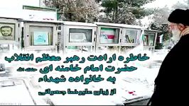 دختری سحر کنار قبر پدر شهیدش ، رهبری را ملاقات کرد