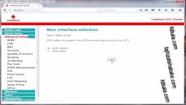 کانفیگ مودم VODAFONE