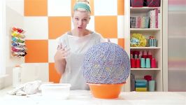 How to make a lampshade lanterns and yarn globes