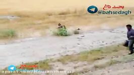 حادثه رانندگی آتش سوزی اتوبوس در جاده اهواز