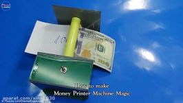 How to make Money Printer Machine Magic Trick simple 