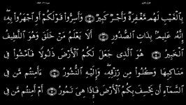 القرآن الکریم  67  سورة الملک  سعد الغامدی