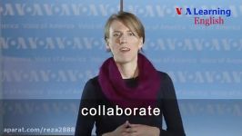 collaborate verb