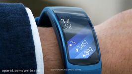 فیلم رسمی معرفی دستبند هوشمند جدید سامسونگ Gear Fit 2