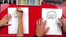 How to Draw a Minion KIDSCHANNEL